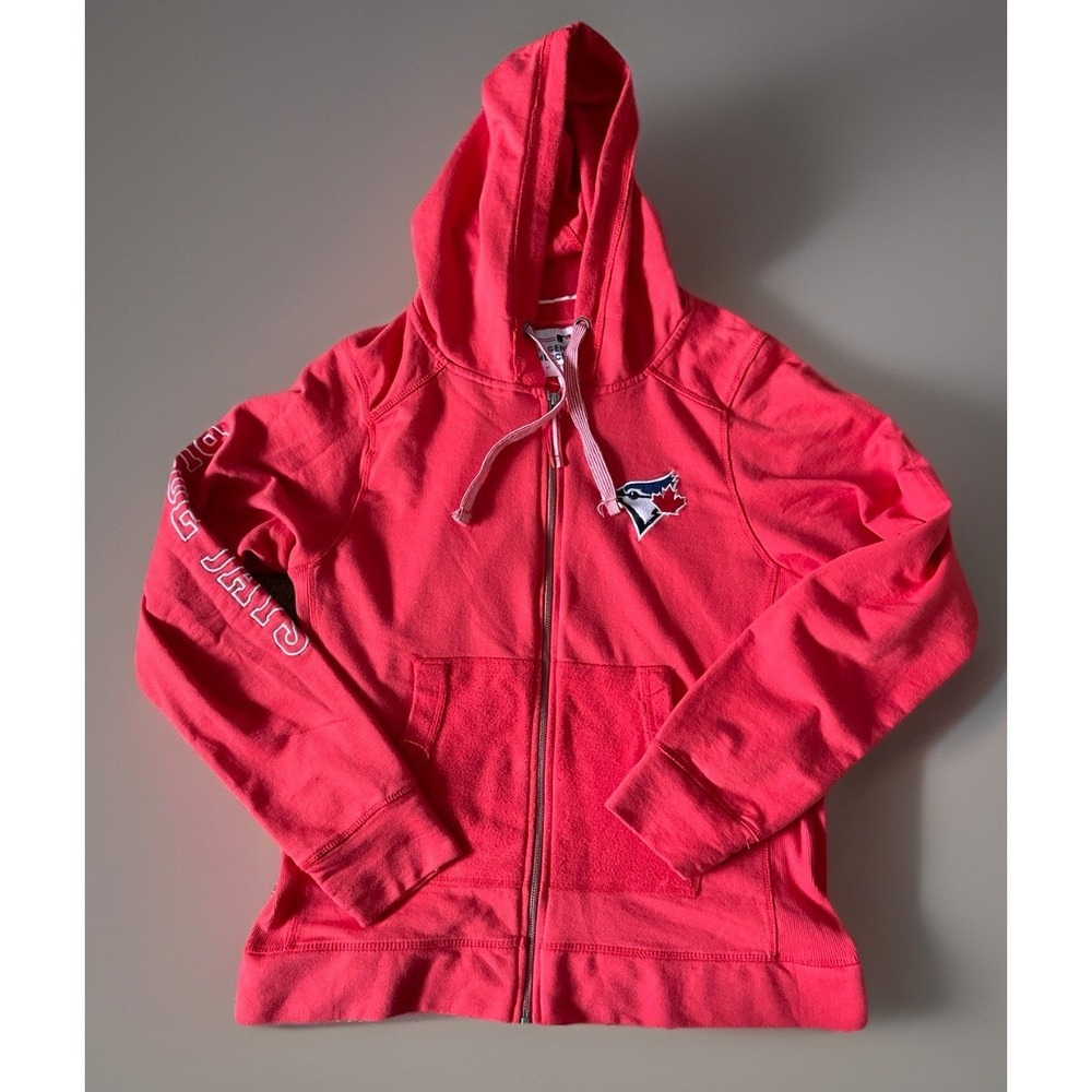 Toronto Blue Jays Soft As A Grape Hoodie Sweatshirt MLB Logo Woman's Size 2 JBHS